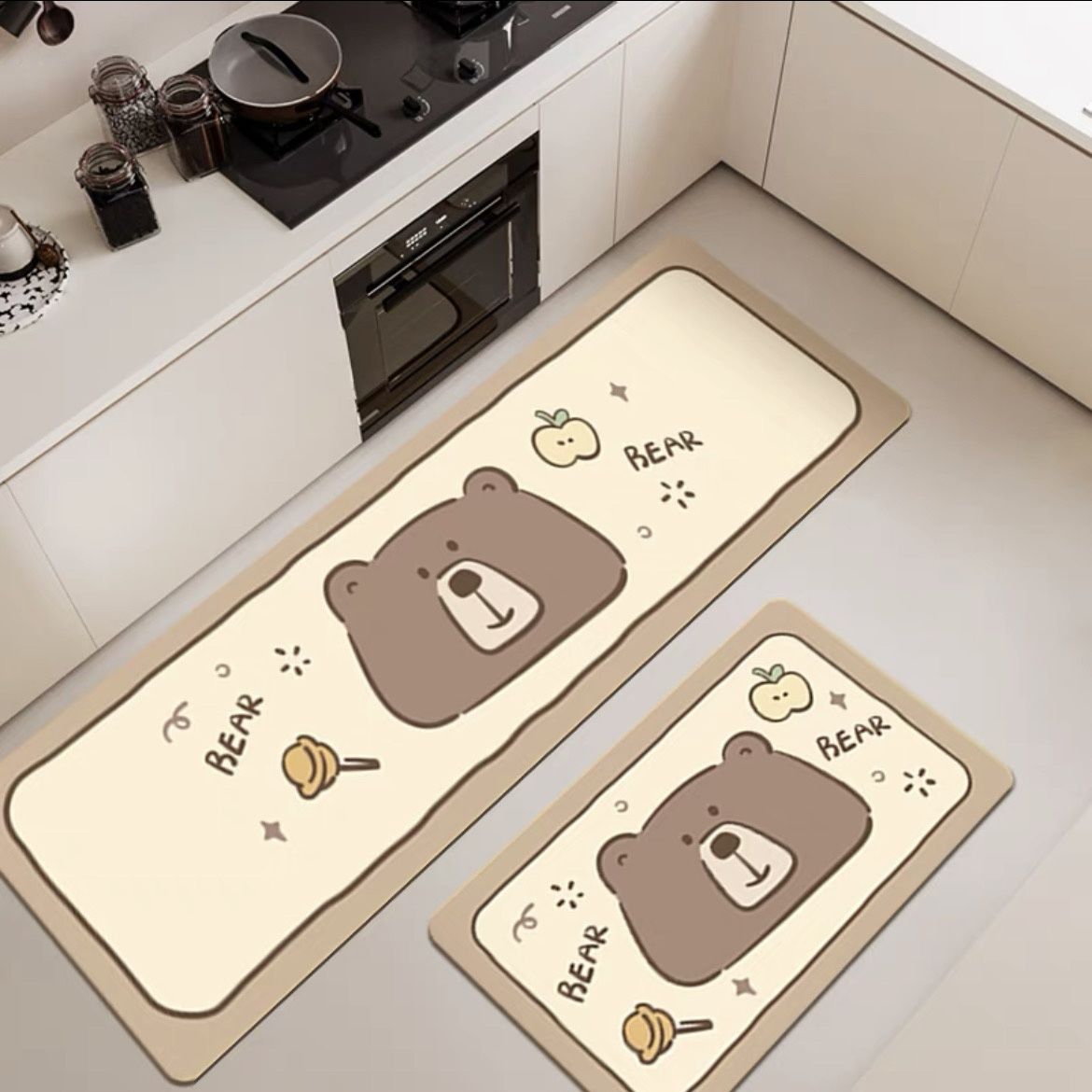 キッチンで使える防滑マット 洗える吸水性抜群のマット 家庭用に最適