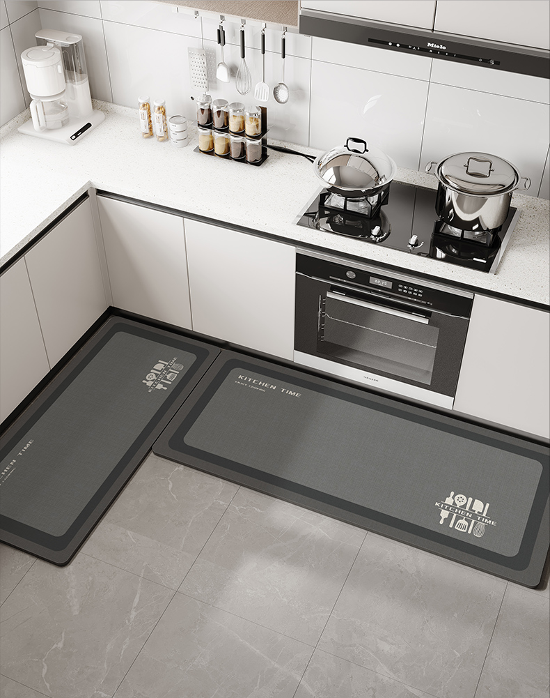 キッチン専用の滑り止めマット 吸水性抜群の新型マット 家庭用の便利アイテム