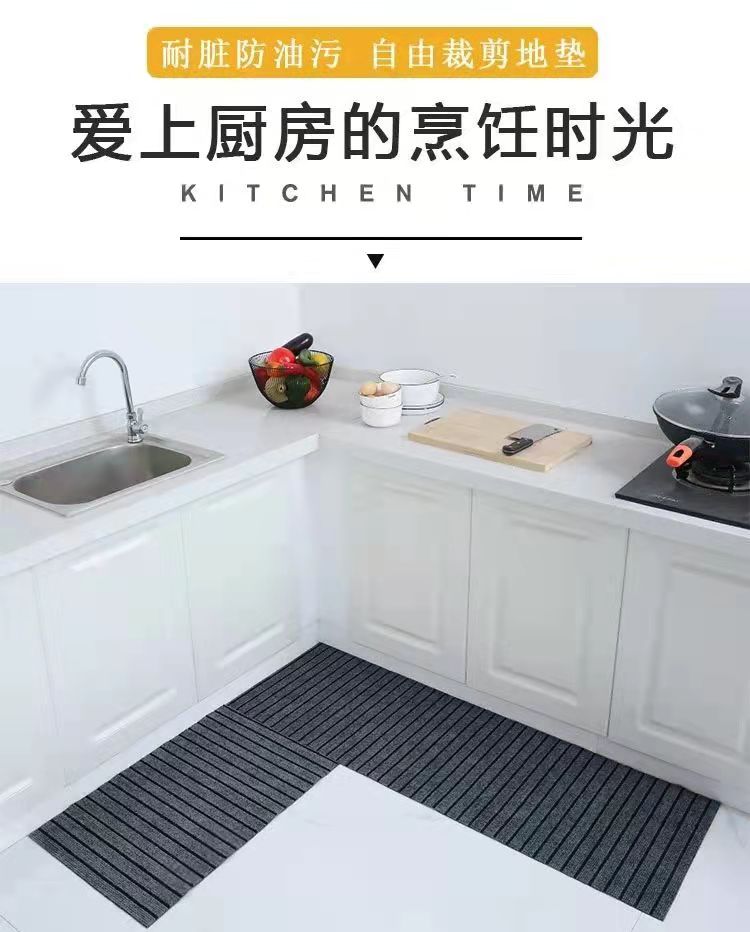 キッチンにぴったりのマット シンプルでおしゃれな吸水防滑マット 自宅に彩りを添えるカスタムオプション