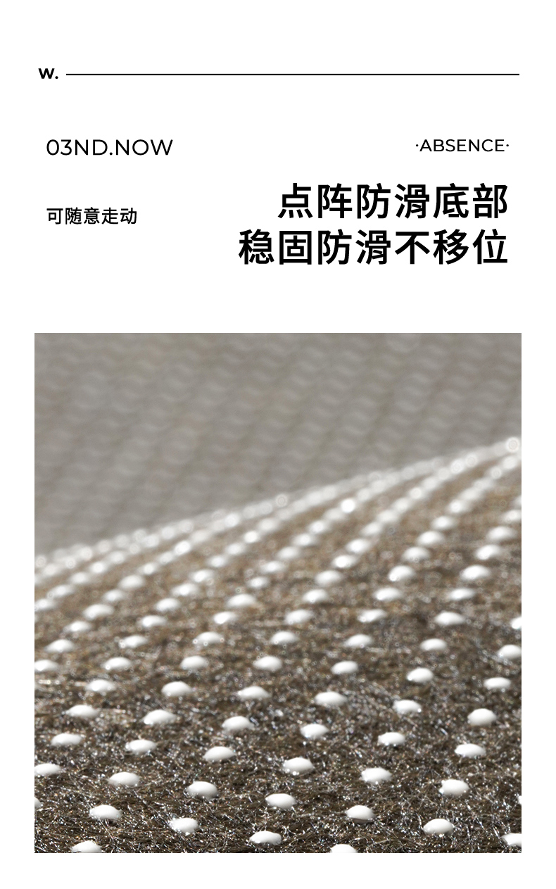 高級美式キッチンマット 防油防滑でお手入れ簡単 吸水性抜群の長条型
