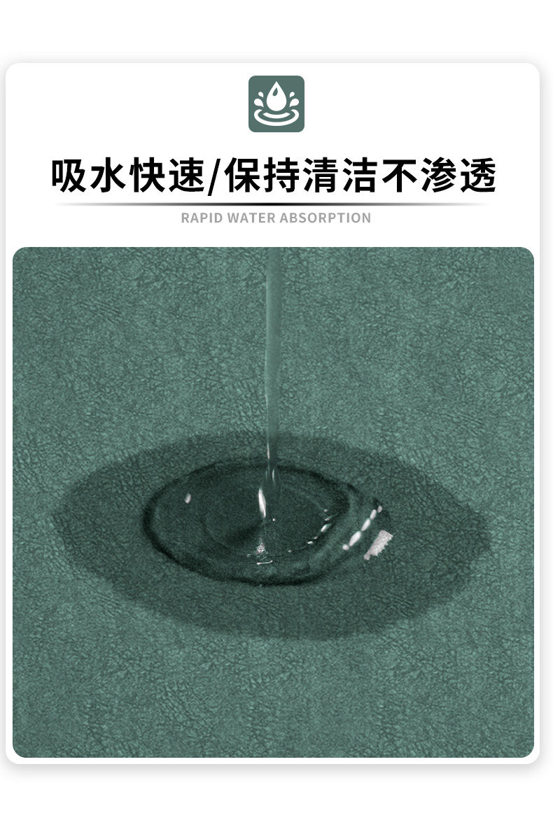 キッチンの水も油も吸収するマット 防滑防水で安心 家庭用に最適な踏み心地