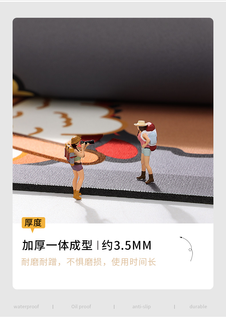 尚美巢品のキッチン用マット 防滑防油でお手入れ簡単 可愛いデザインの吸水マット