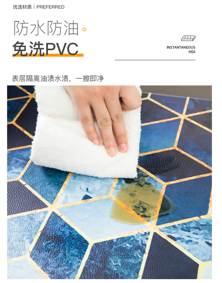現代的なキッチンにぴったりな抗疲労マット 防油防水防滑の快適な足元を実現