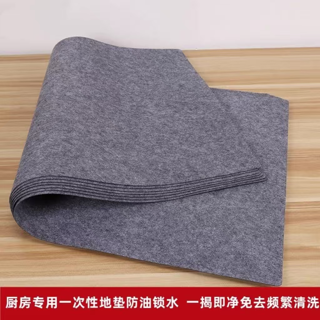 免洗キッチン用マット　防油滑り止め　吸油効果　玄関に最適