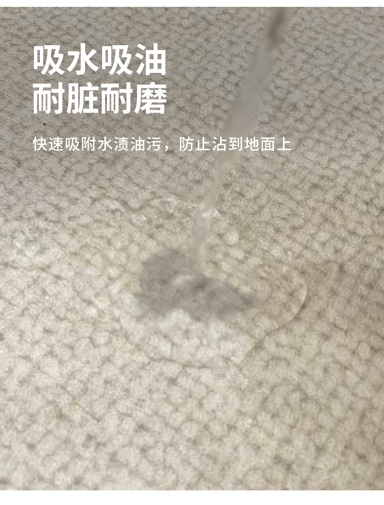 キッチン専用防滑マット油を弾く水にも強い長方形型掃除楽々