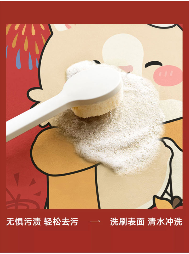 キッチン専用の喜びを呼ぶ赤いマット滑り止めで油汚れも簡単ケア