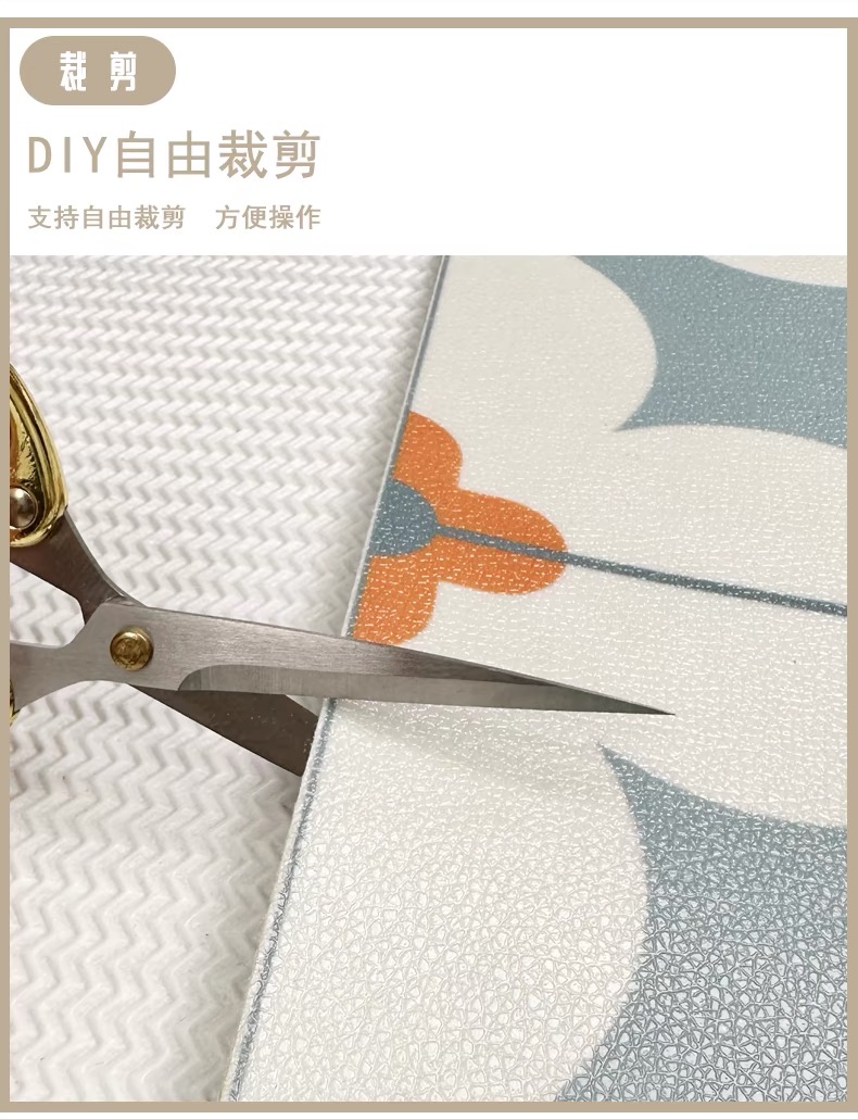 洗濯不要のキッチンマット 防滑性と防水性を兼ね備えた便利な脚垫 家庭用の完璧な選択