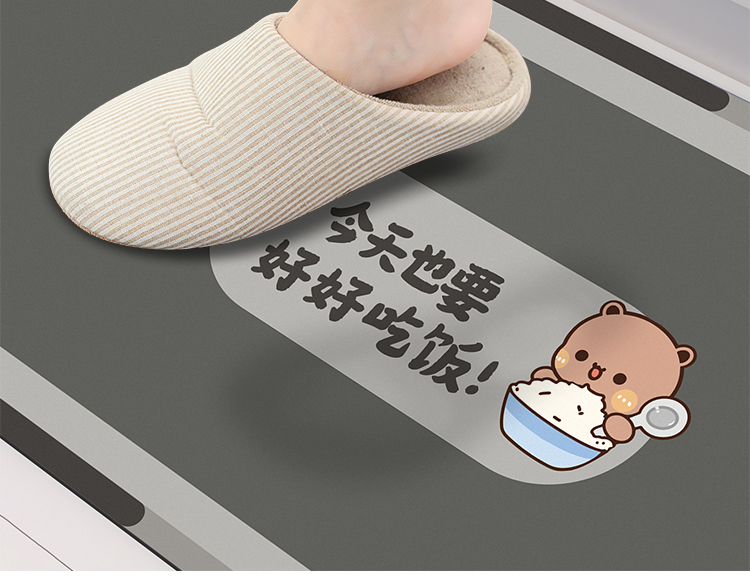 キッチン専用マット 防油防水で滑り止め効果抜群の新作吸水マット