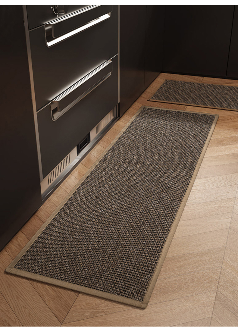 キッチン専用マット 防水防汚 L型滑り止め おしゃれで実用的