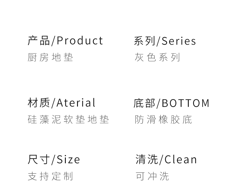 キッチン用吸水マット 大サイズ 滑り止め 防油 防汚 お手入れ簡単