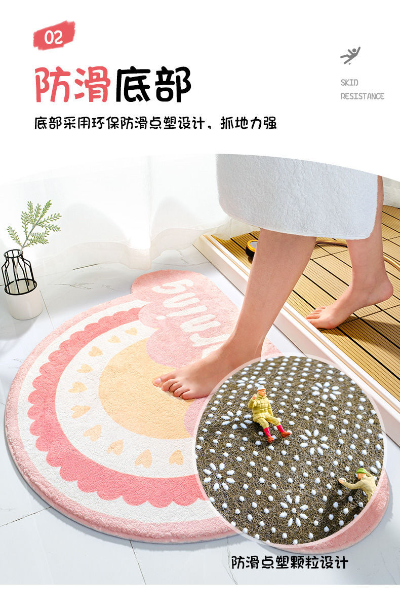 キッチンやバスルームに最適なマット 防滑で吸水性抜群の家庭用マット