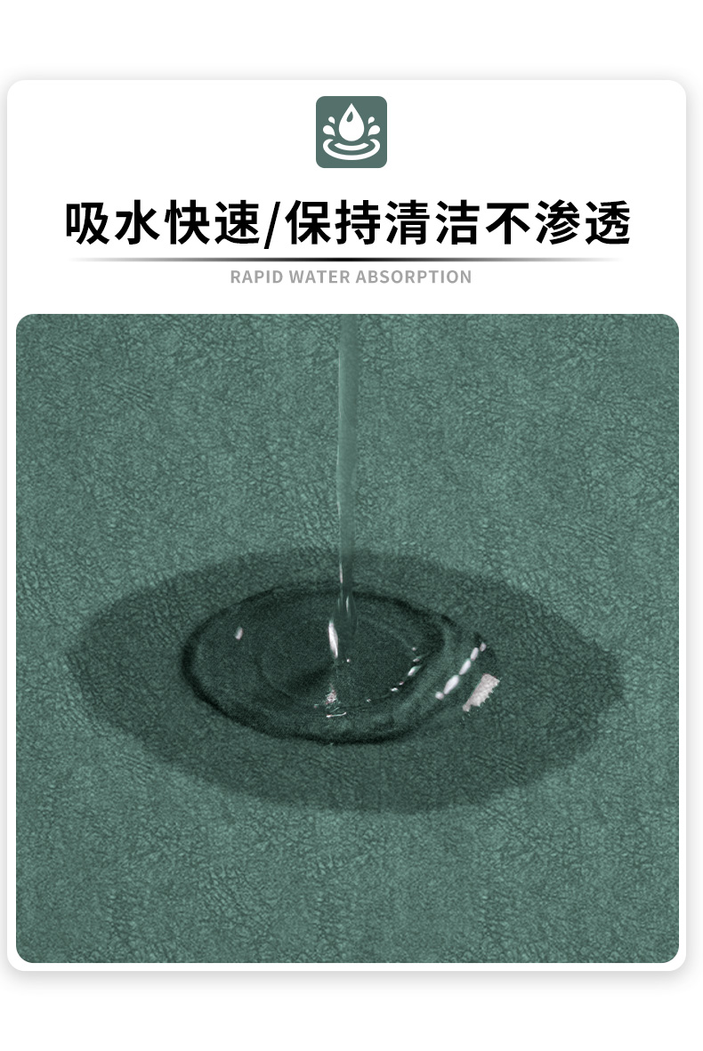 キッチン用防滑マット 汚れに強く洗える吸水マット おしゃれなデザインで快適空間