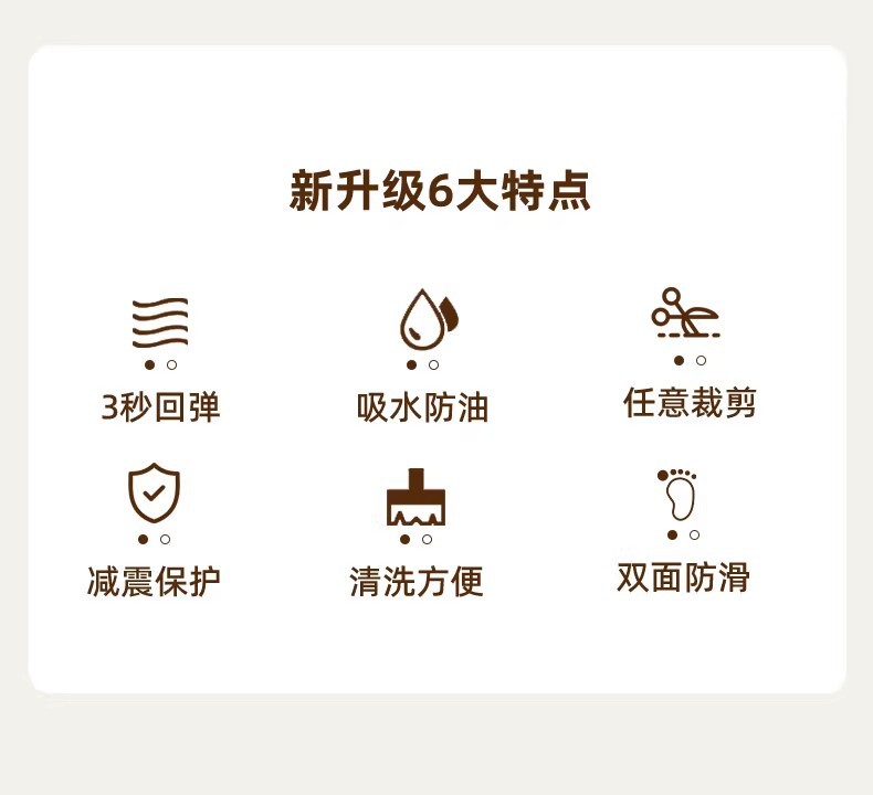 新居にぴったりなキッチン用マット 防滑と防油で安心 お手入れ簡単なL型吸水マット