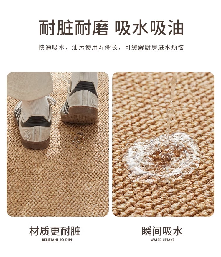 キッチン用マット新登場 防滑防油でお手入れ簡単 汚れ知らずの快適空間