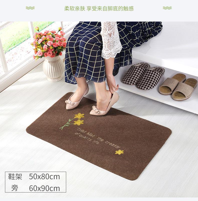 キッチンやバスルームにぴったりの吸水マット おしゃれで滑り止め効果抜群 家庭用マット