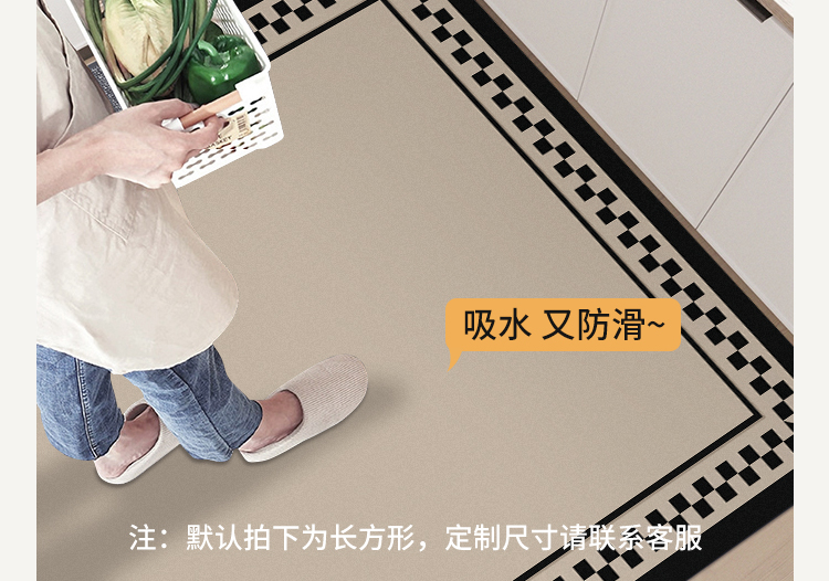 新型キッチン用防水マット全铺専用油汚れも安心清掃不要