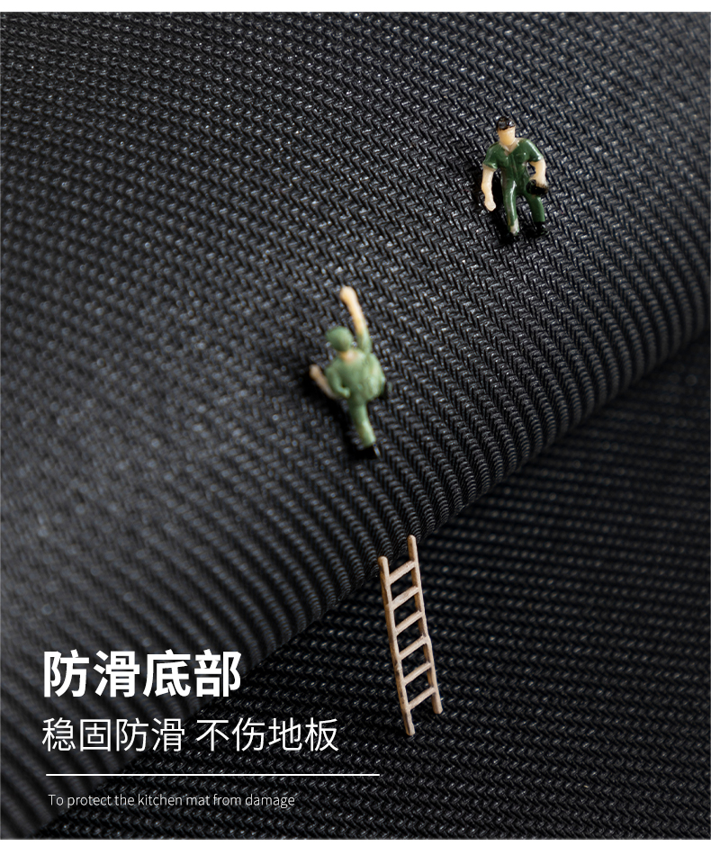 キッチン用防滑マット 汚れを防いでお手入れ簡単 吸水性抜群の優れもの