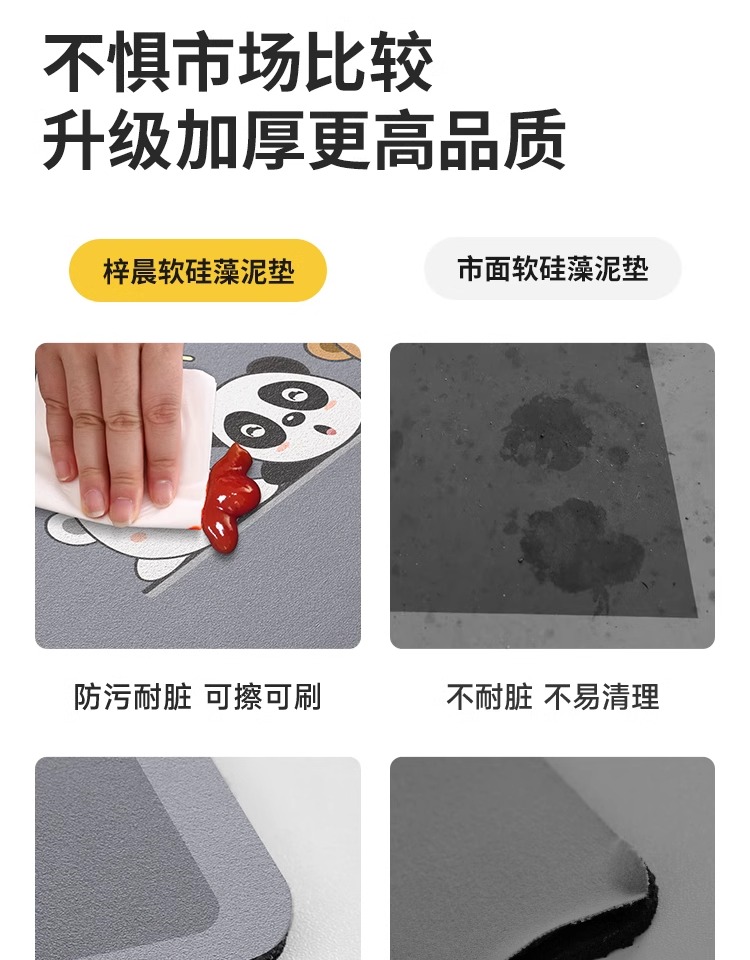 2025年新登場キッチン用マット滑り止め機能付き吸油吸水効果抜群のおしゃれなマット