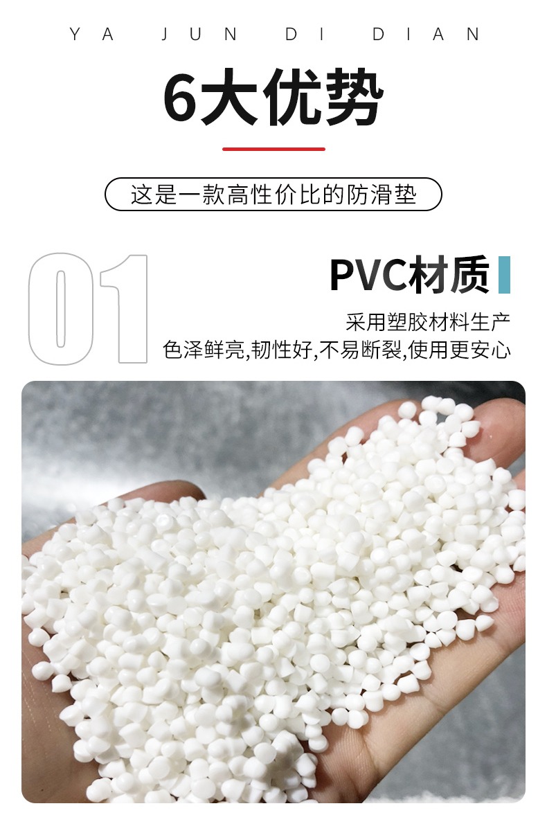 PVC厚手防滑マット キッチンや廊下に最適 防水性抜群のゴム製マット
