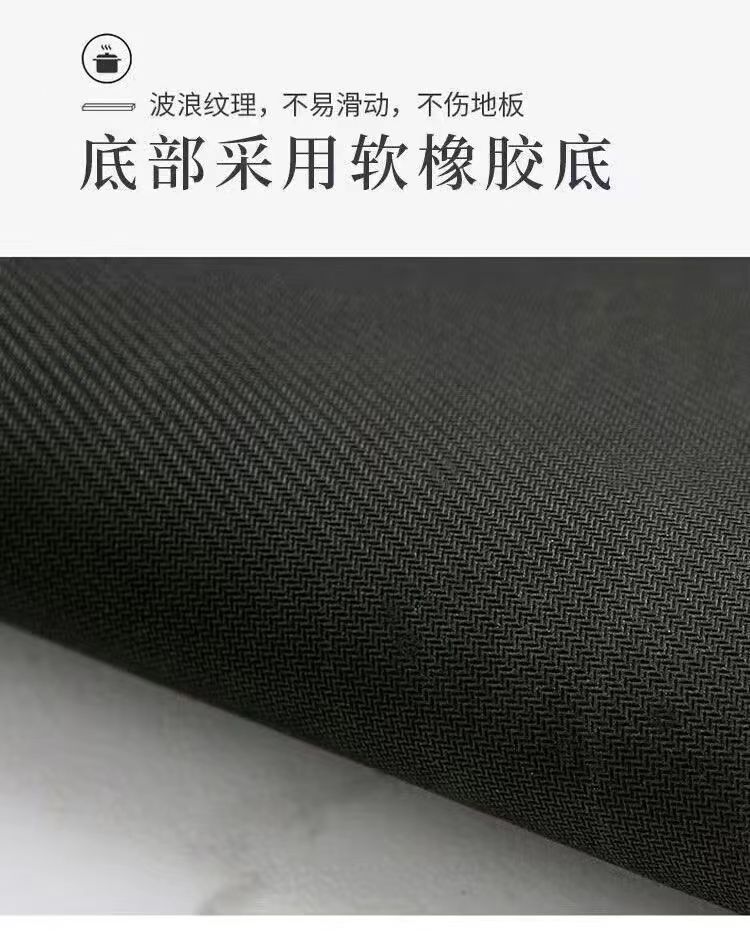 吸水・吸油のキッチンマット 大面積で耐汚れ 防滑仕様で安心 家庭用カスタマイズ可