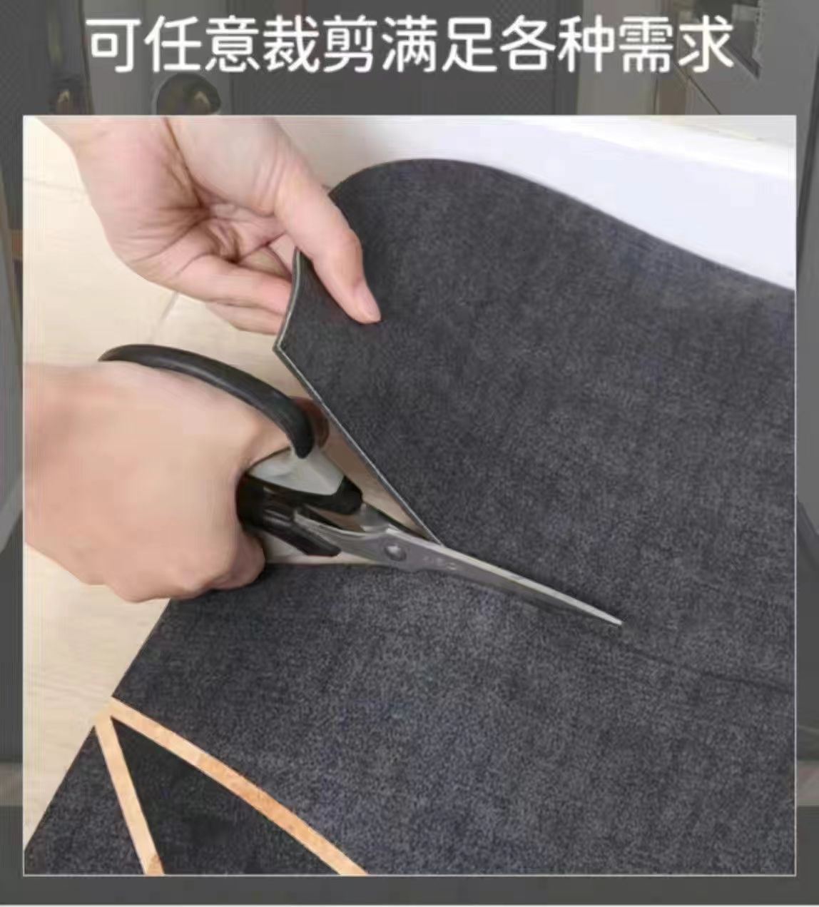 吸水・吸油のキッチンマット 大面積で耐汚れ 防滑仕様で安心 家庭用カスタマイズ可