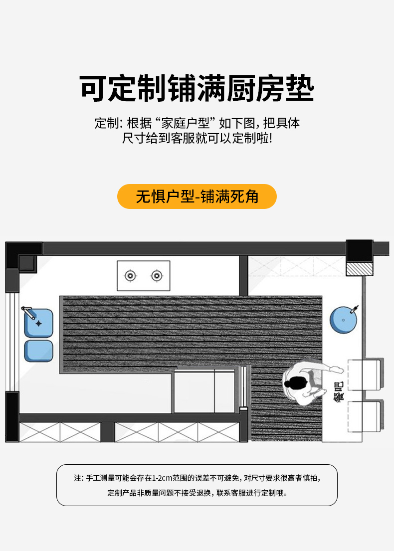 キッチンマット 防滑 防油 防水 汚れを気にせず使える おしゃれな足元の必需品