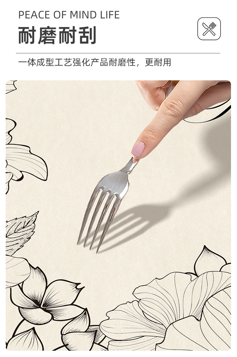 防水防油のキッチン専用マット 吸水・耐汚れの便利な足元マット