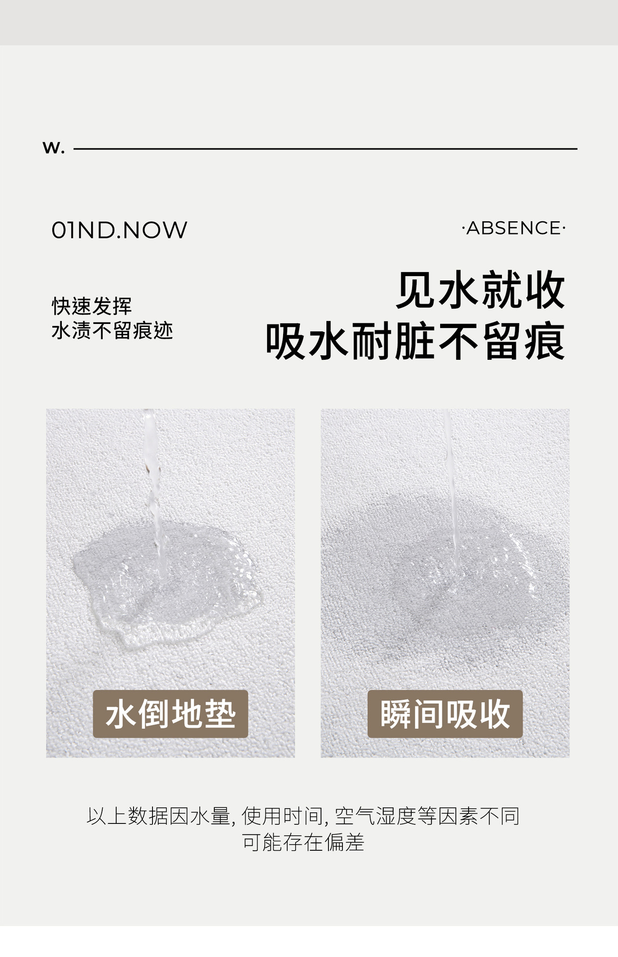美式キッチン専用マット 吸水防滑でお手入れ簡単 油汚れも安心