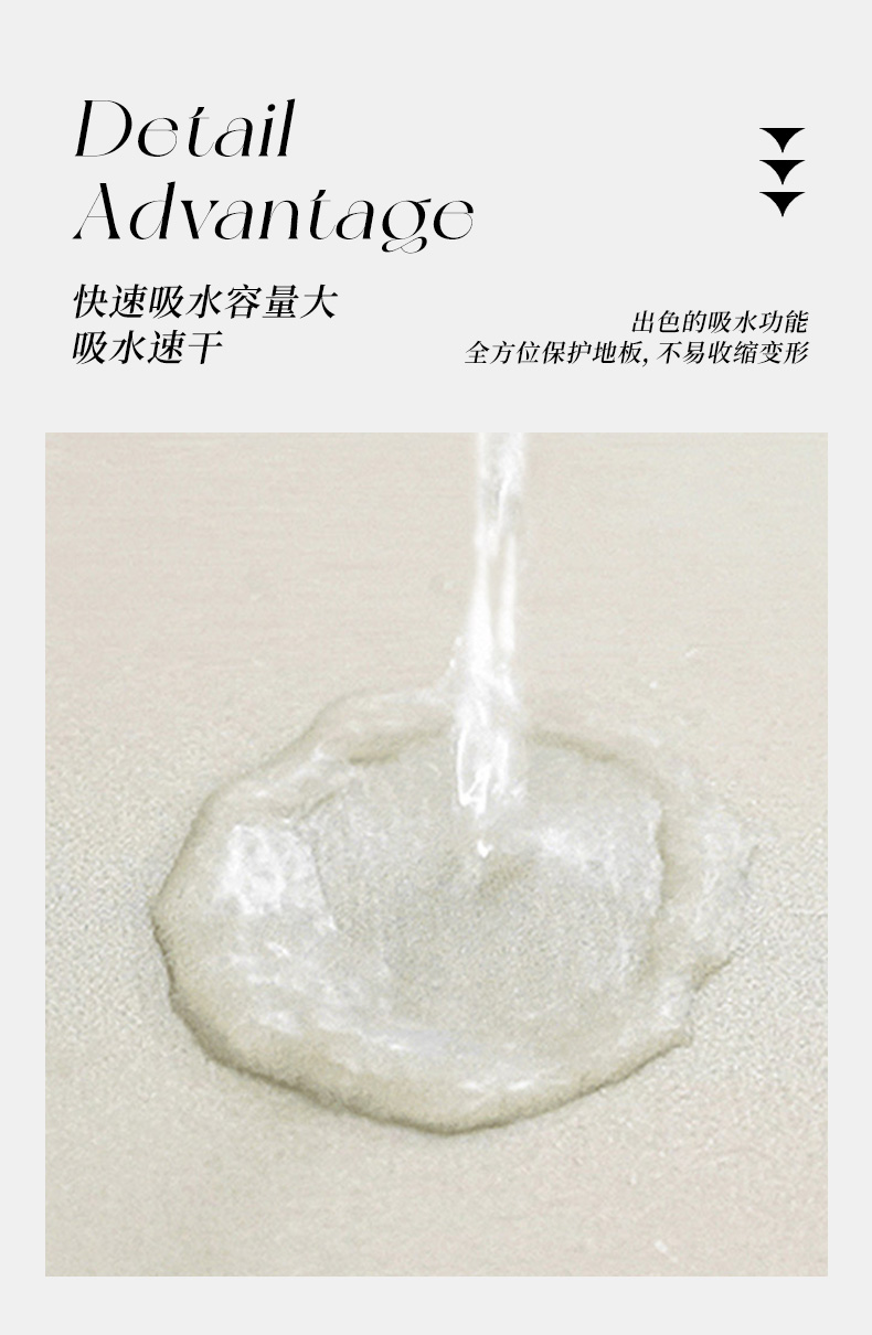 高級キッチン専用の防滑マット お手入れ簡単で油や水も弾く おしゃれで機能的なマット