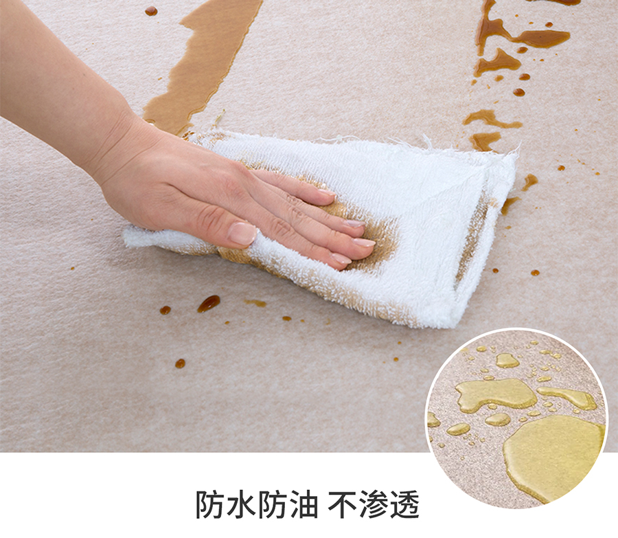 SANKOキッチンマット防滑防油機能付き水洗い不要の長方形フロアマット