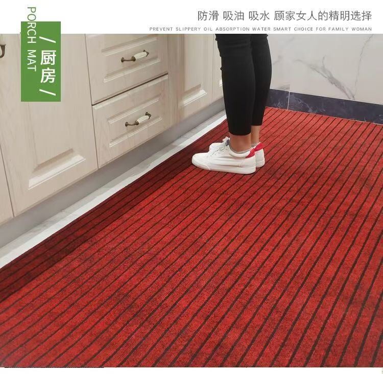 キッチンにもぴったりな吸水マット 洗練されたデザインで滑り止め機能付き 家庭用にも商業用にも最適
