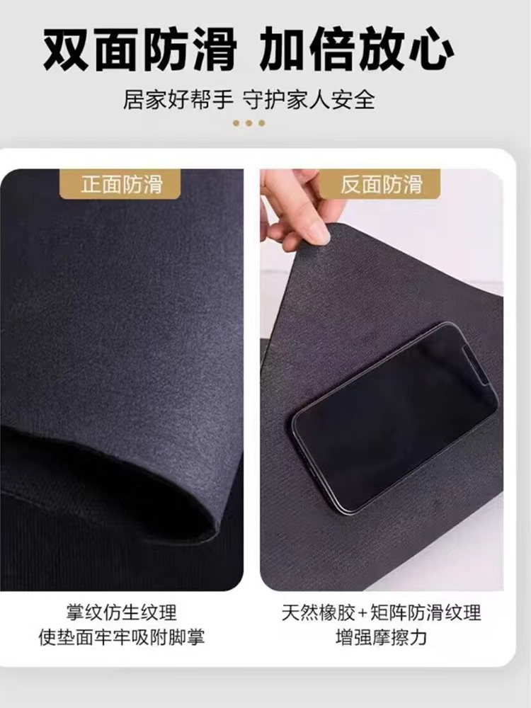 キッチンにぴったりの吸水・防滑マット 厚手でお手入れ簡単 おしゃれで機能的な足元の必需品