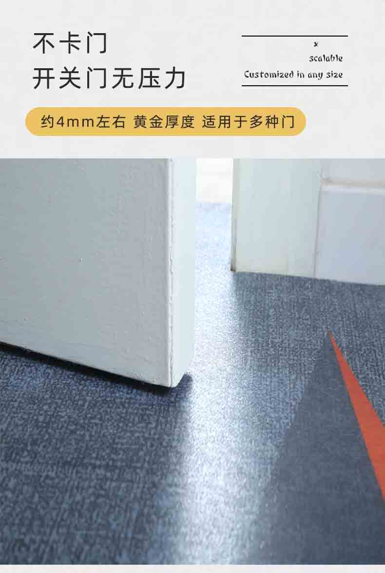 キッチンでも使える防水防滑マット 免洗で簡単お手入れ おしゃれな玄関マット