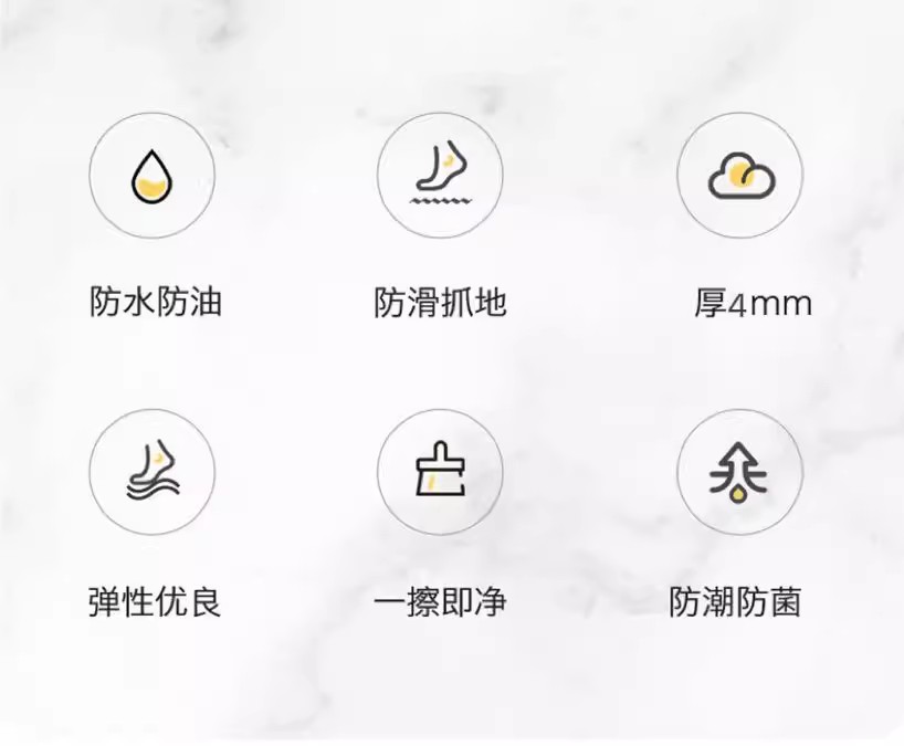 キッチンで使える防滑マット 汚れに強く洗える便利アイテム 玄関や床にも最適