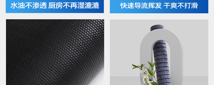 キッチン用吸水防滑マット お手入れ簡単でいつでも清潔 足元を快適に彩る