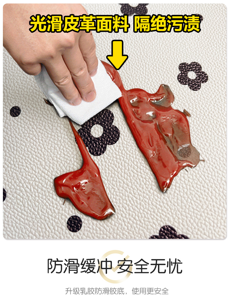 キッチン専用防滑マット水や汚れに強いお手入れ簡単PVC製