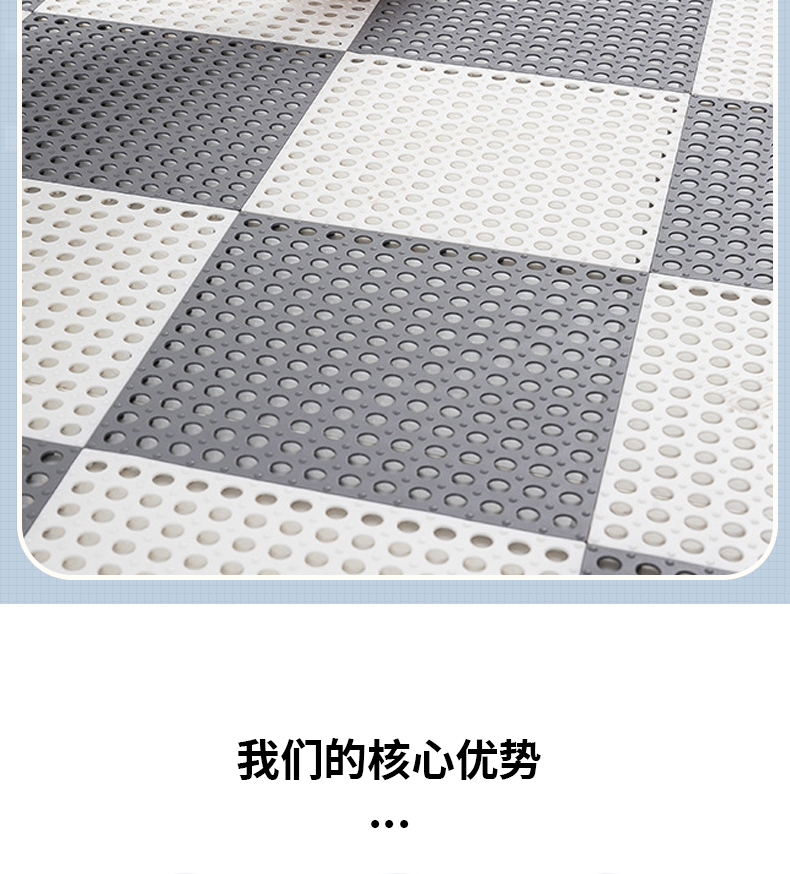 キッチンやバスルームに最適な洗浄簡単なマットで快適空間を実現