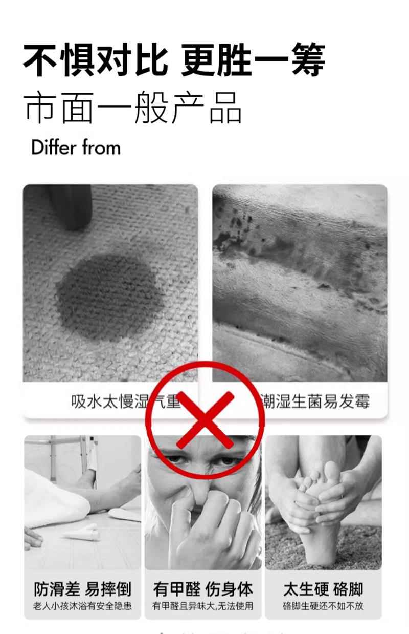 防水防油のキッチンマット 新しい吸水性と耐汚れの特性 お手入れ簡単