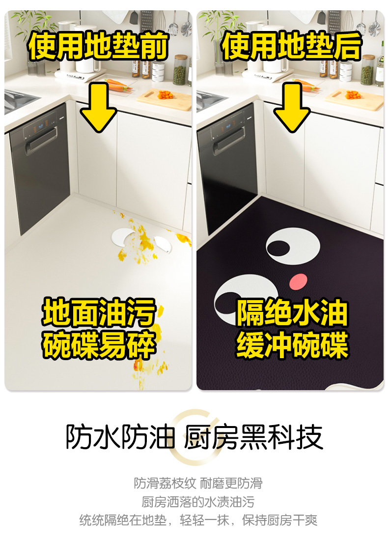 キッチン専用の防滑マット新登場油汚れも安心耐久性抜群のPVC製
