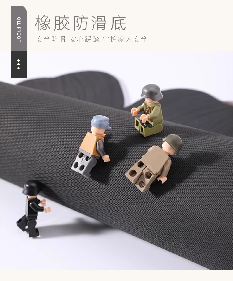 キッチン専用 L型マット 吸水吸油 防滑 脚元快適なマット