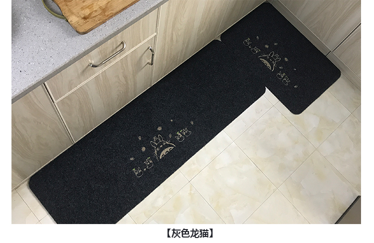 キッチンの防水マット 油汚れも気にせずお手入れ簡単な長方形デザイン