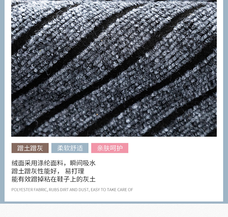 キッチンマット防滑防油PVC製入戸用マット吸水性カット可能