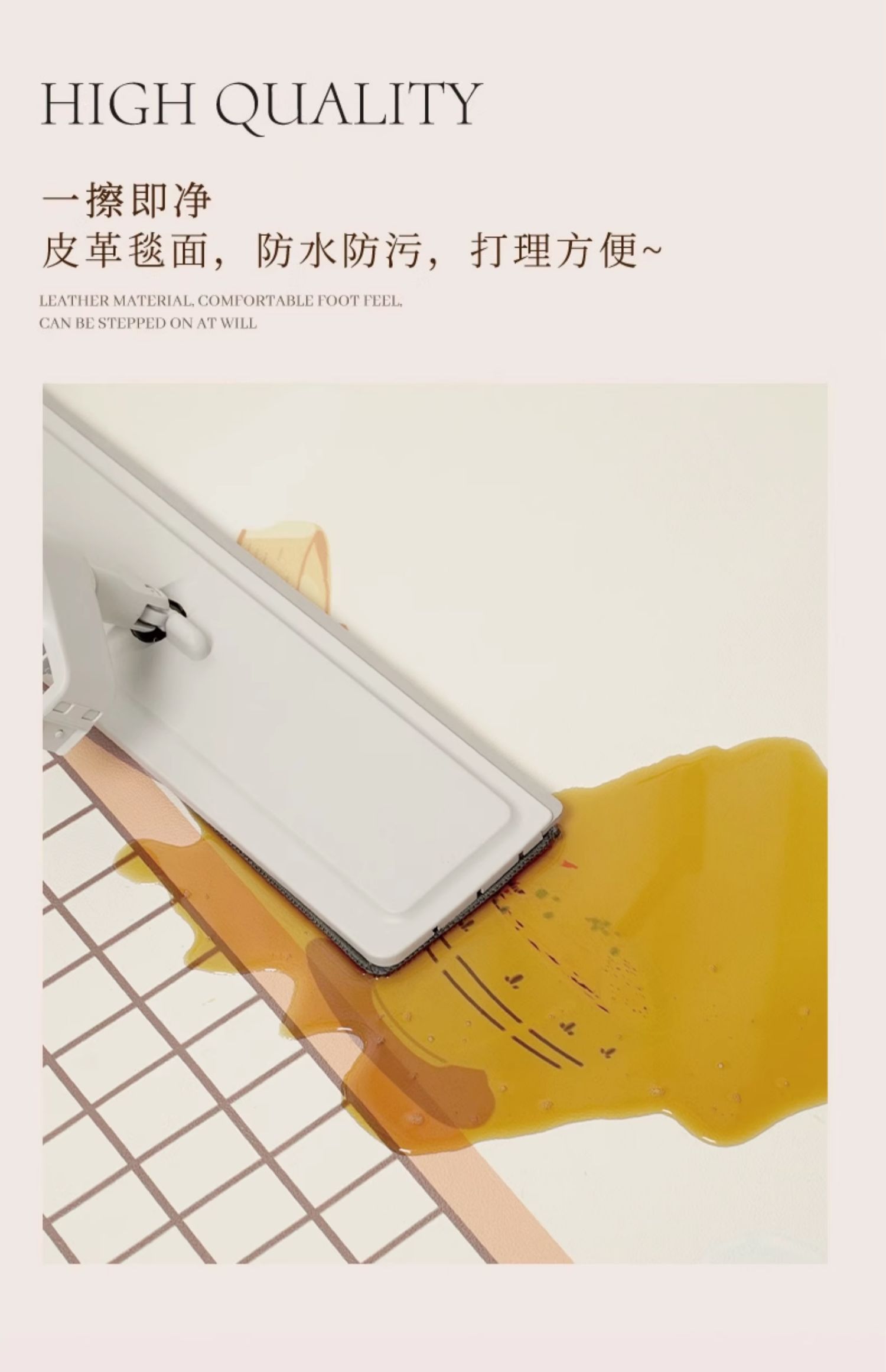キッチン専用マット カラフルで滑り止め機能付き 汚れに強くお手入れ簡単