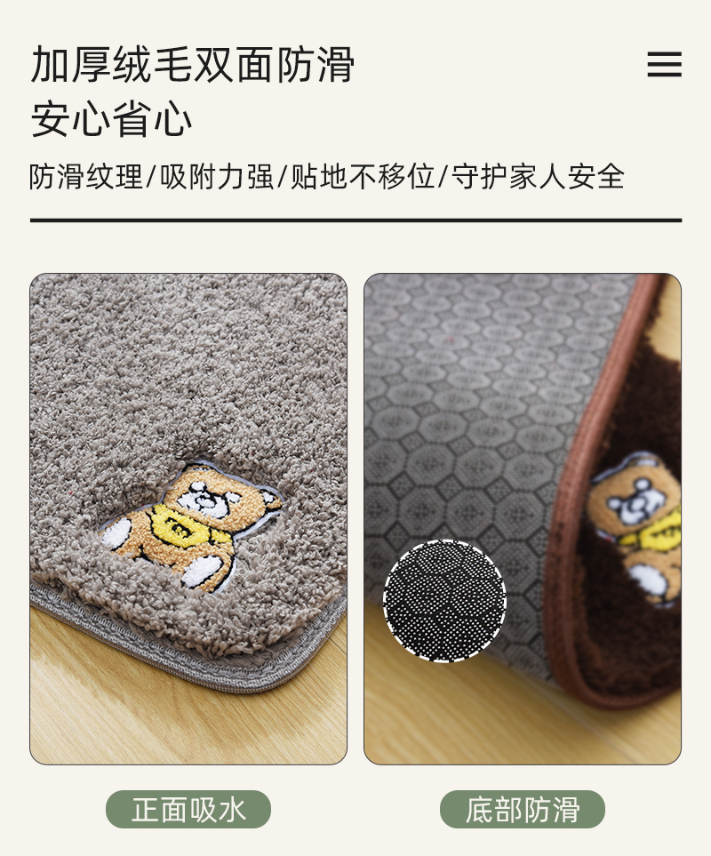 吸水性抜群のキッチンマット 速乾で滑り止め効果もあり おしゃれなデザインで快適な空間を演出