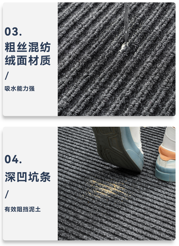 キッチンやトイレに最適な防滑マット 吸水性抜群の便利なマット