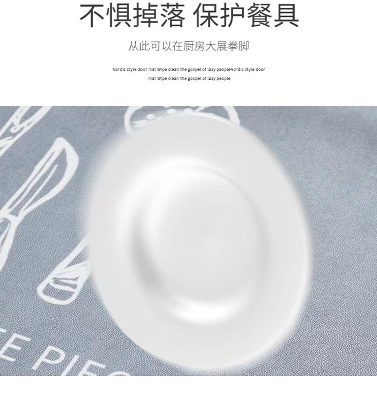 キッチン専用防油防滑マット PVC製でお手入れ簡単 防水で大面積カバー