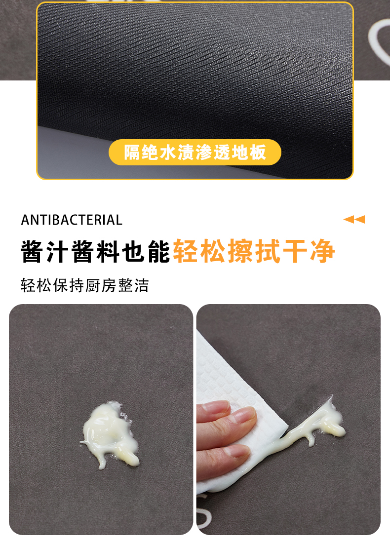 キッチン用防滑マット新登場油汚れも安心吸水速乾機能付き