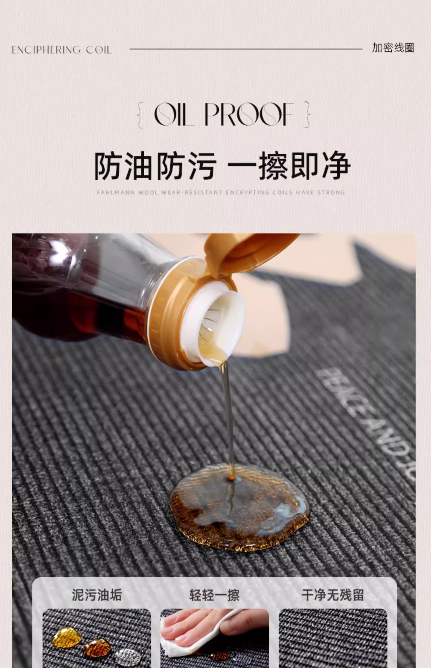 キッチン専用マット2025新作防水防油防滑吸水耐汚れ