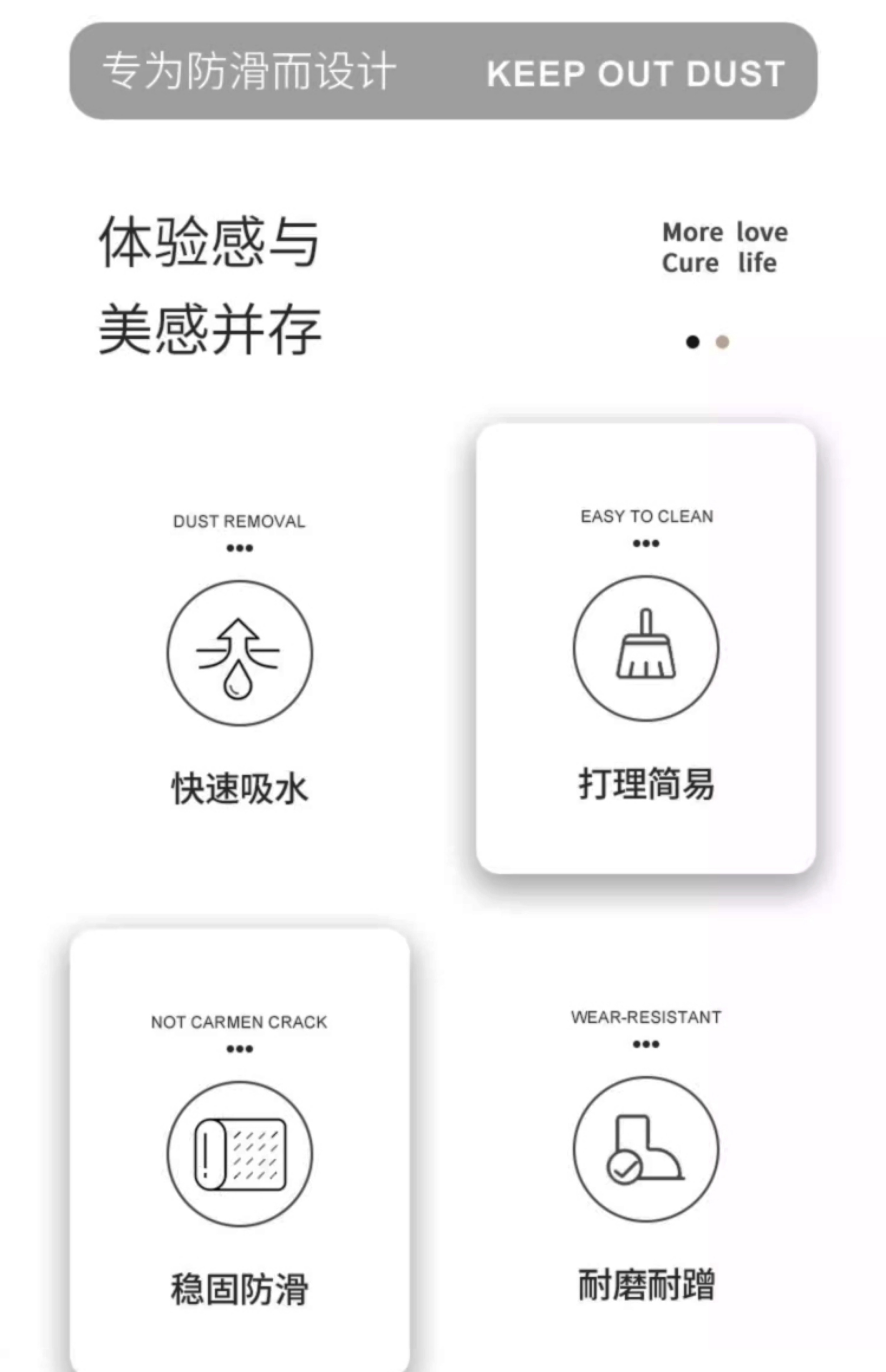 キッチン用マット 簡単裁断できる防滑マット 油汚れも安心の免洗タイプ