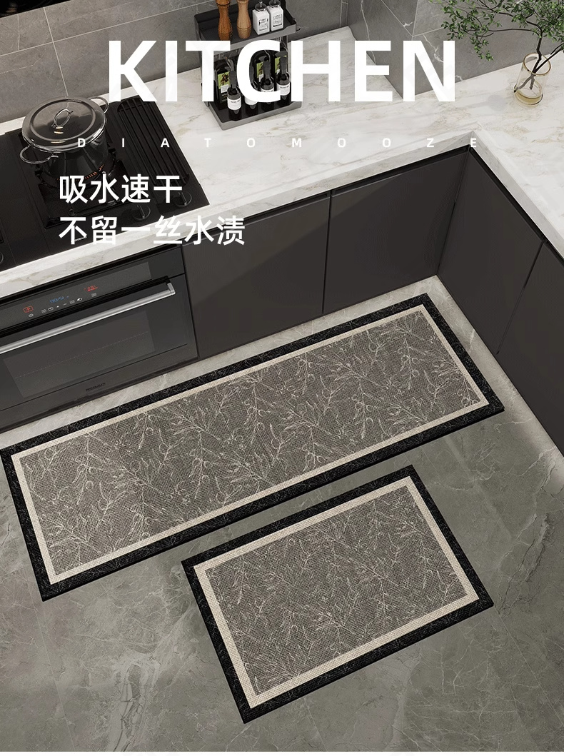 ドイツ製キッチン専用マット 吸油吸水 防滑で清潔を保つマット